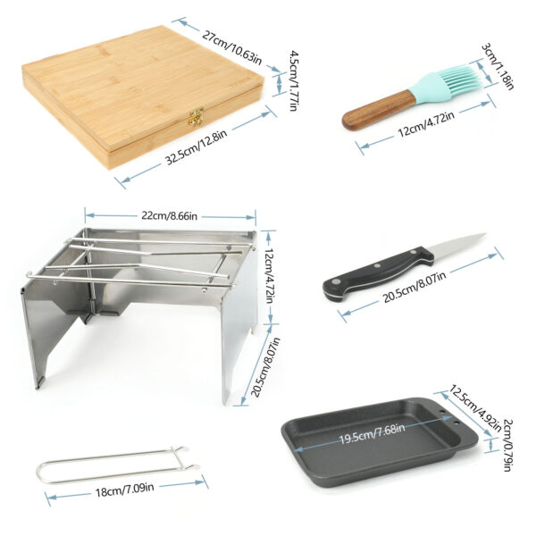 Bamboo Camping Box Set - 图片 2
