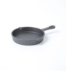 Cast Iron Mini Skillet, Round Pan, Mini Server, DIA.5.3 inch, Black