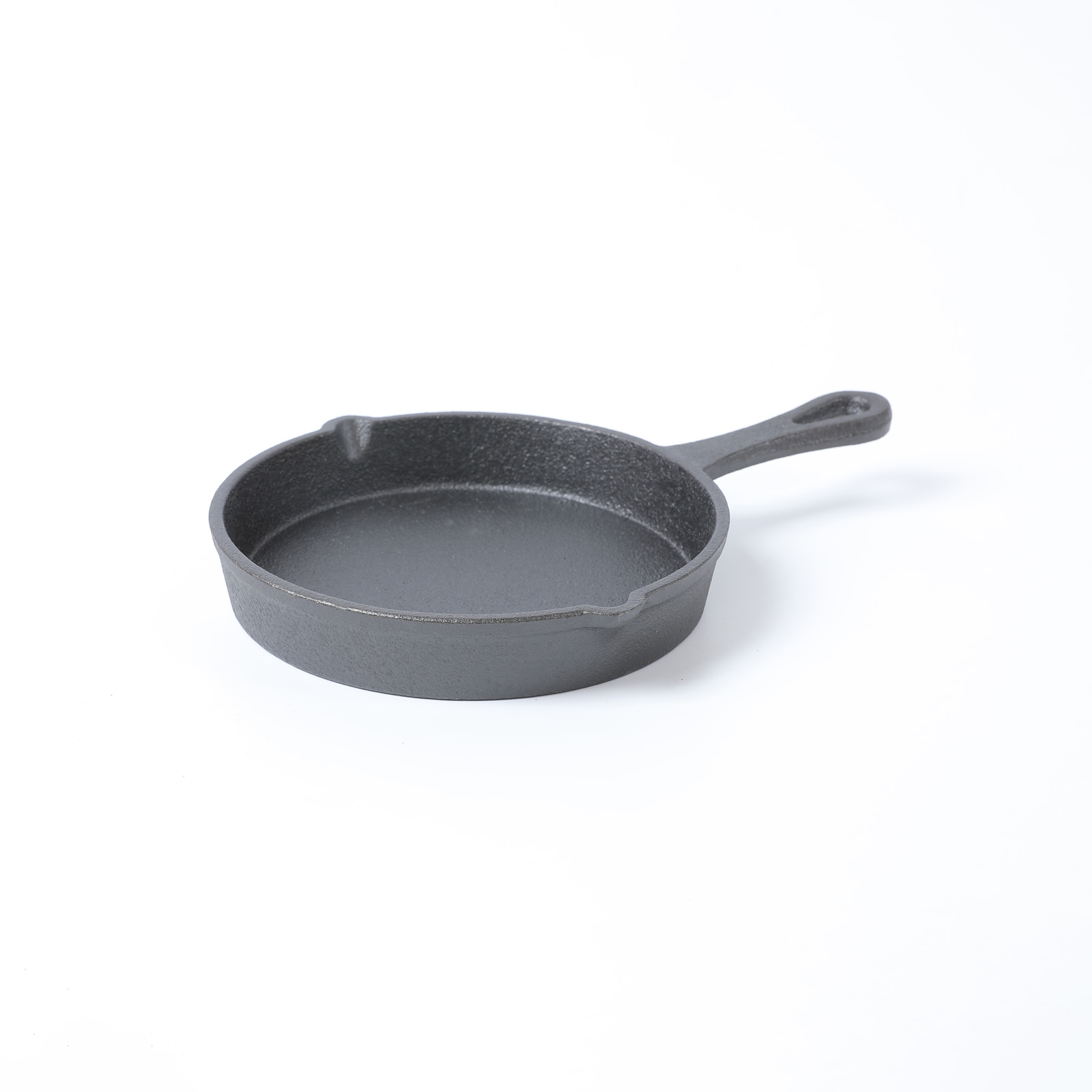 Cast Iron Mini Skillet, Round Pan, Mini Server, DIA.5.3 inch, Black