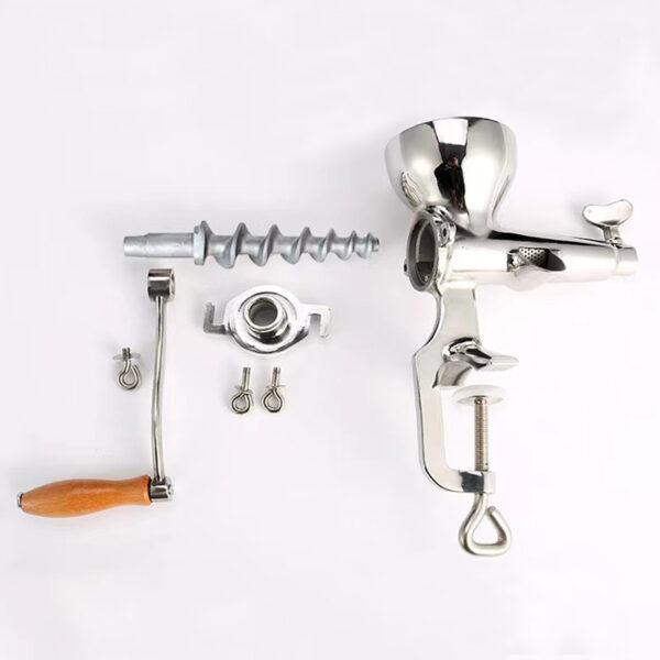 Manual Wheatgrass Juicer, Stainless Steel Hand Crank Wheatgrass Juicer, Hand Fruit& Vegetables Squeezer - 图片 3