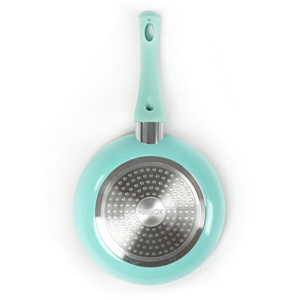 Frying Pan Set Pressed Aluminum Ceramic Non-stick Coating with BAKELITE Handles, PFAS-Free 8”, 10” & 12”, 5 Piece - 图片 4