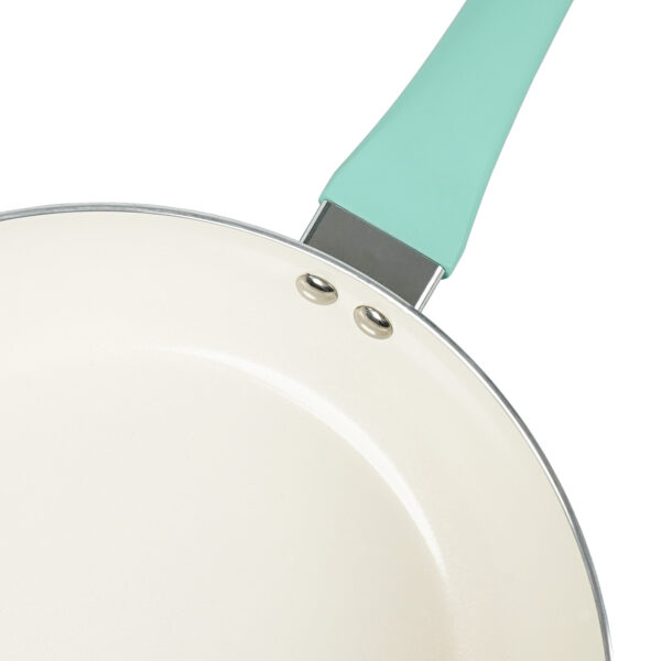 Frying Pan Set Pressed Aluminum Ceramic Non-stick Coating with BAKELITE Handles, PFAS-Free 8”, 10” & 12”, 5 Piece - 图片 5