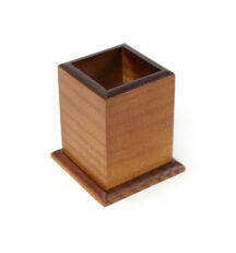 Wood Toothpick Holder, Square Toothpick container, for Home, Kitchen, Restaurant