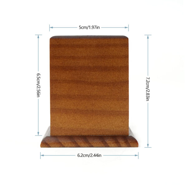 Wood Toothpick Holder, Square Toothpick container, for Home, Kitchen, Restaurant - 图片 2