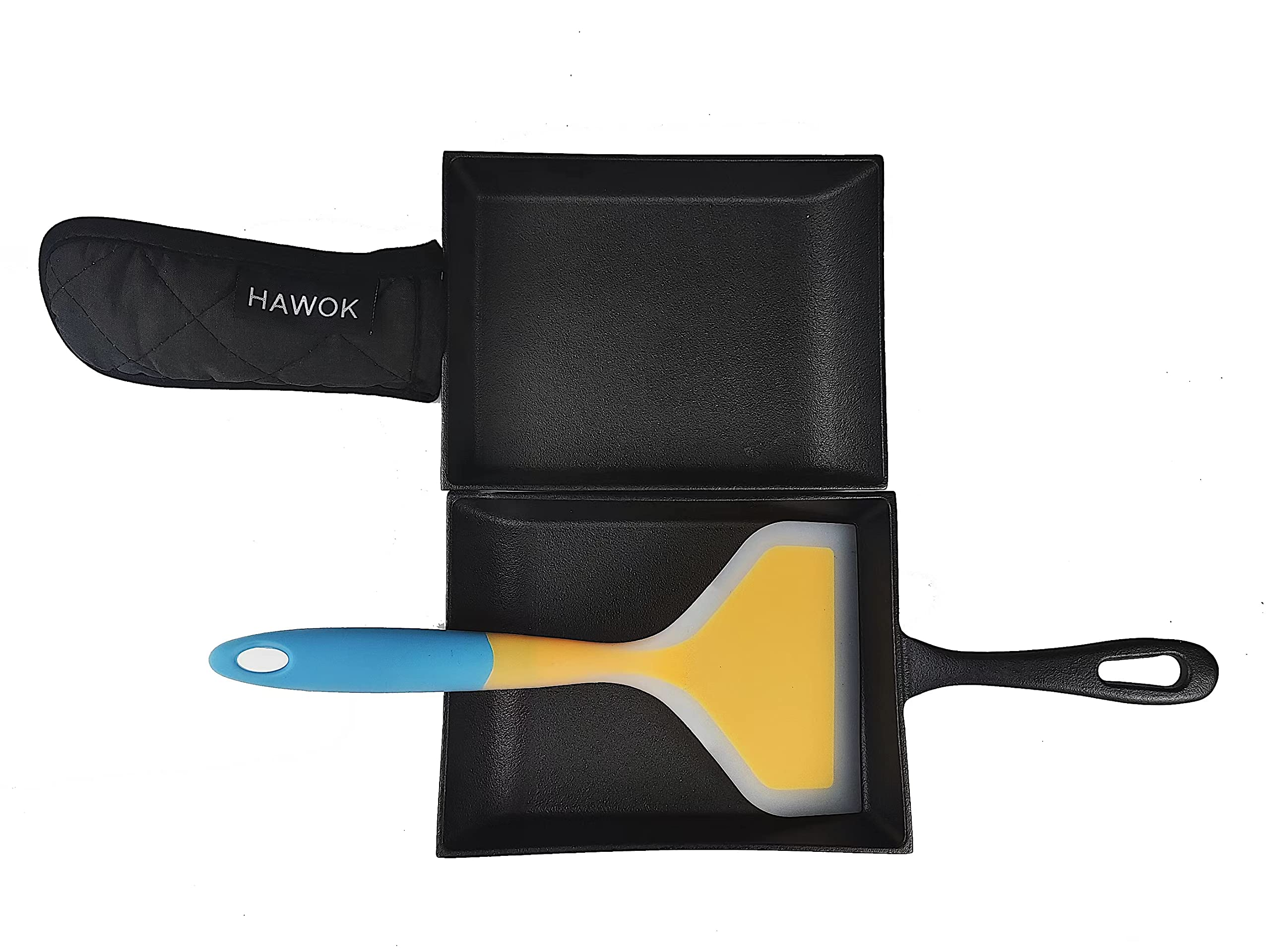 apanese Omelette Pan Cast Iron Rectangle Egg Pan tomagoyaki pan rolled eggs pre-seasoned - Image 8